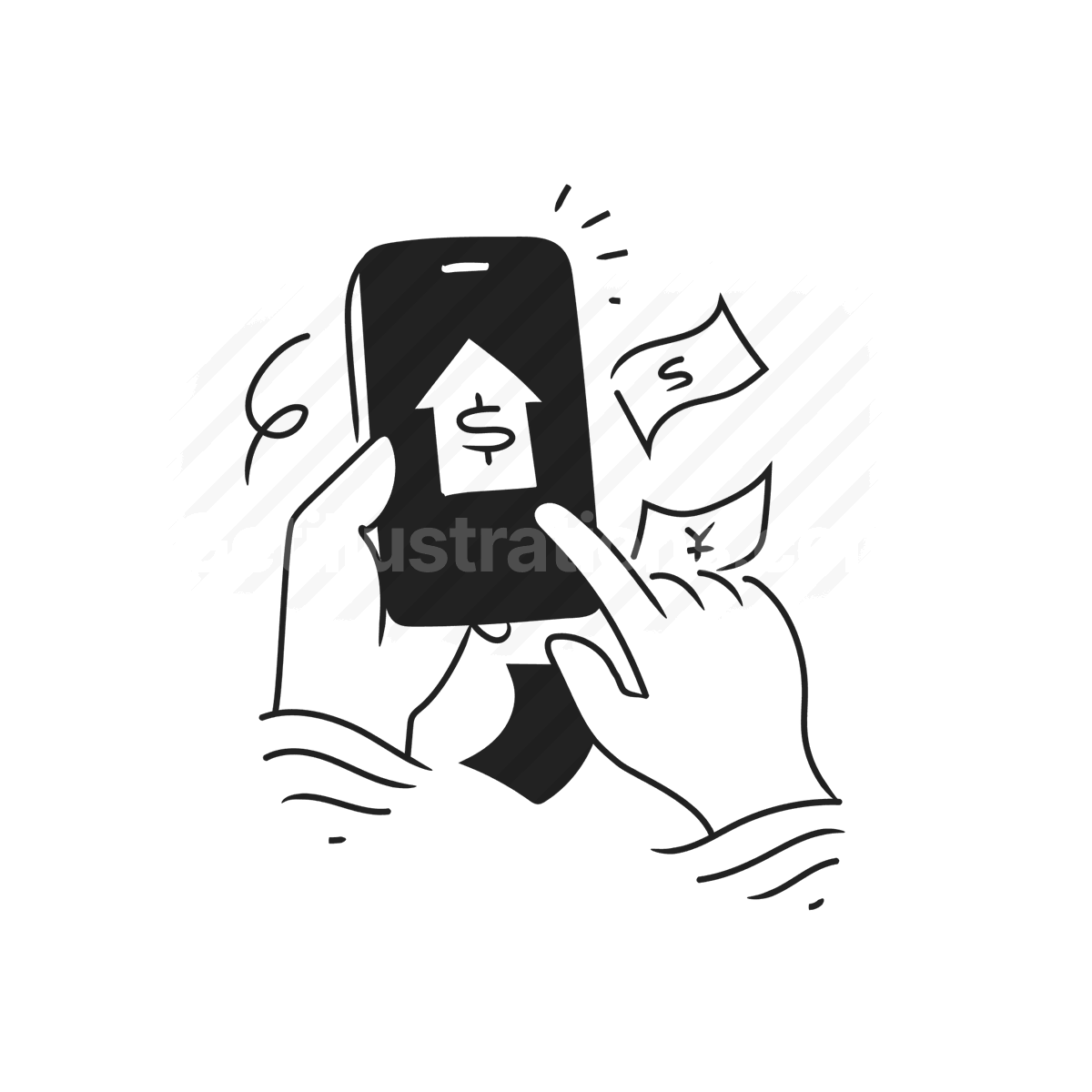 Social Media and Communication illustration preview image